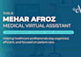 be your medical virtual assistant and scribe your notes